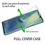 360 Front and Back Protection Shockproof Clear Case Cover For Huawei P30 Pro VOG-L29 Slim Fit Look